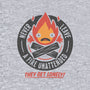 Lonely Fire Demon-womens off shoulder sweatshirt-adho1982