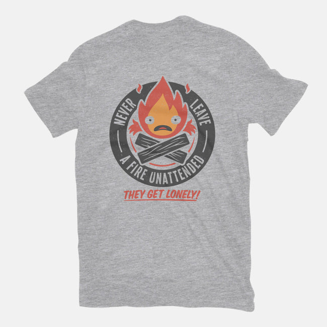 Lonely Fire Demon-unisex basic tee-adho1982