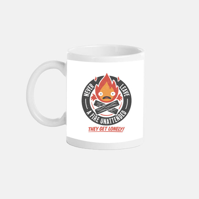Lonely Fire Demon-none glossy mug-adho1982