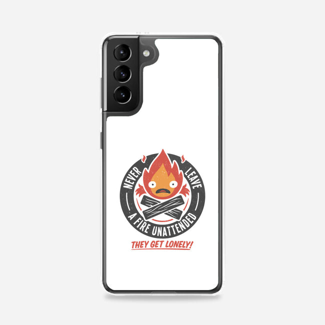 Lonely Fire Demon-samsung snap phone case-adho1982
