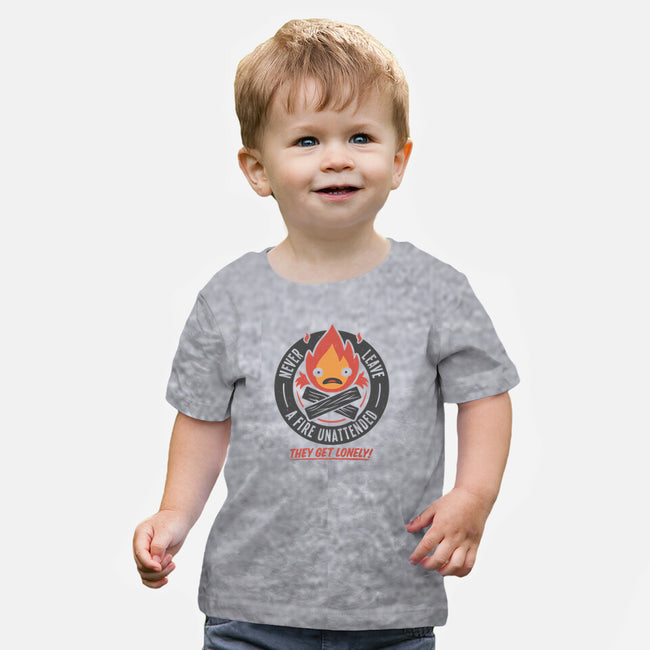 Lonely Fire Demon-baby basic tee-adho1982