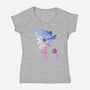 Looking For Clow Cards-womens v-neck tee-Lovi
