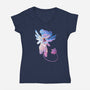 Looking For Clow Cards-womens v-neck tee-Lovi