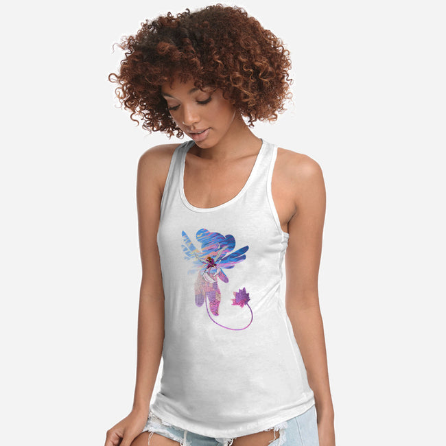 Looking For Clow Cards-womens racerback tank-Lovi
