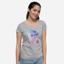 Looking For Clow Cards-womens v-neck tee-Lovi