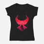 Lord of Darkness-womens v-neck tee-jrberger