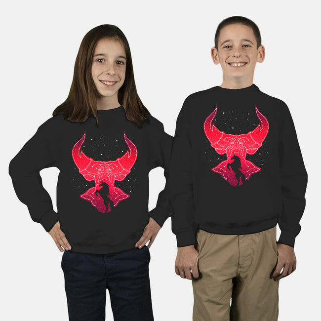 Lord of Darkness-youth crew neck sweatshirt-jrberger