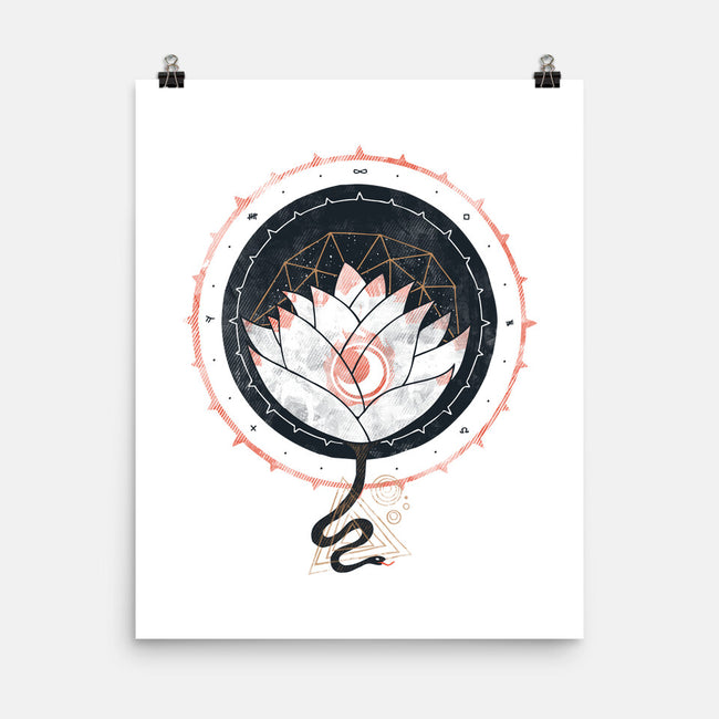 Lotus-none matte poster-againstbound
