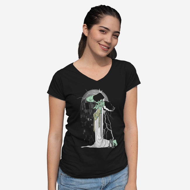 Love Beyond Death-womens v-neck tee-ursulalopez