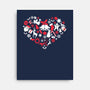 Love Christmas-none stretched canvas-neverbluetshirts