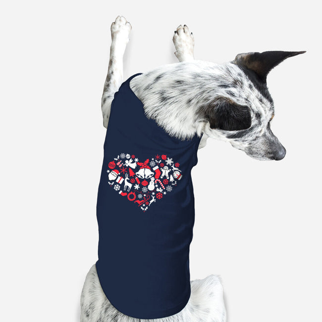 Love Christmas-dog basic pet tank-neverbluetshirts