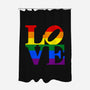 Love Equality-none polyester shower curtain-geekchic_tees