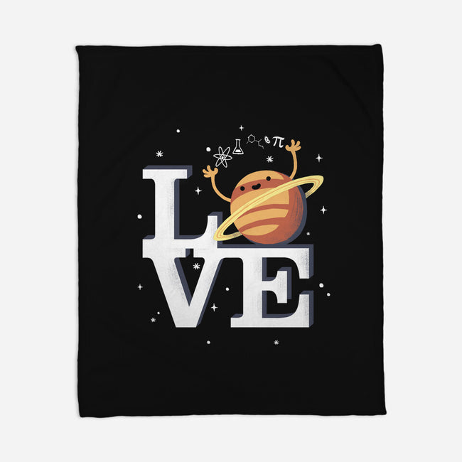 Love Science-none fleece blanket-BlancaVidal