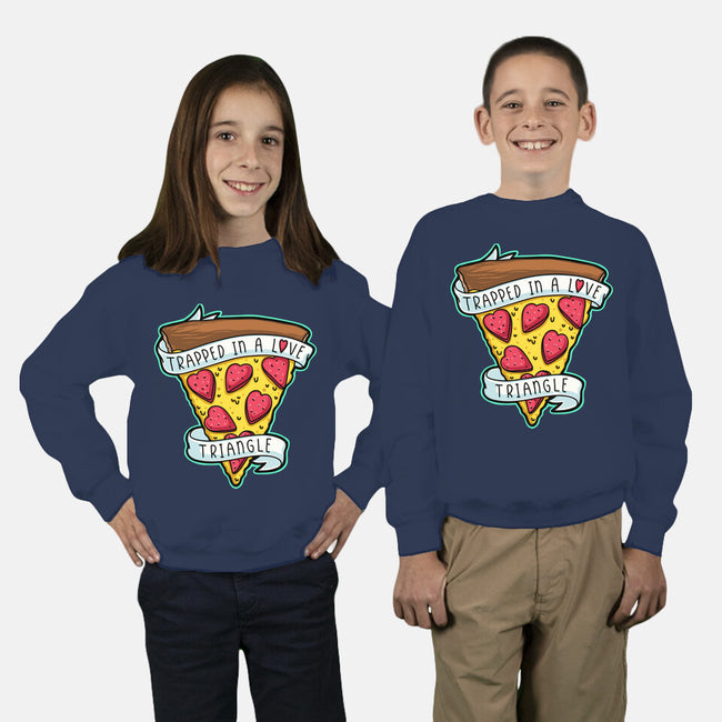 Love Triangle-youth crew neck sweatshirt-Kellabell9