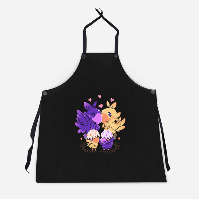Loving Choco Family-unisex kitchen apron-TechraNova