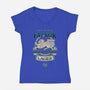 Lucky Dragon Lager-womens v-neck tee-etcherSketch