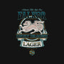 Lucky Dragon Lager-none removable cover w insert throw pillow-etcherSketch