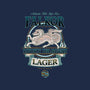 Lucky Dragon Lager-none removable cover w insert throw pillow-etcherSketch