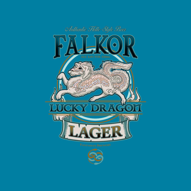 Lucky Dragon Lager-none drawstring bag-etcherSketch
