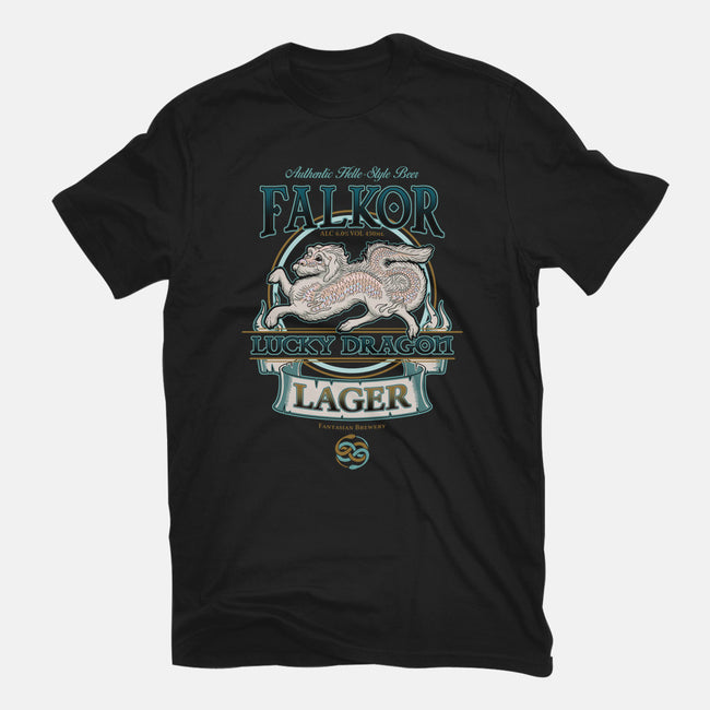 Lucky Dragon Lager-mens heavyweight tee-etcherSketch