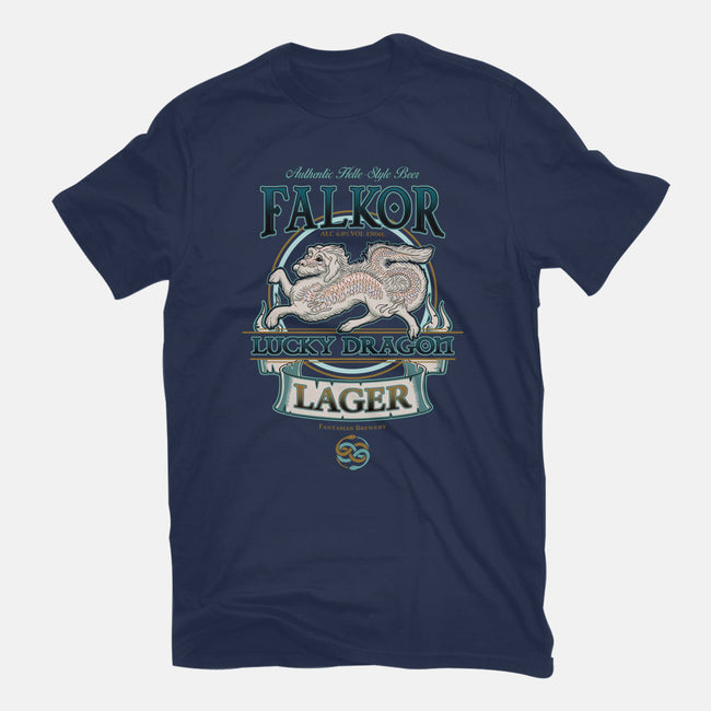 Lucky Dragon Lager-mens heavyweight tee-etcherSketch
