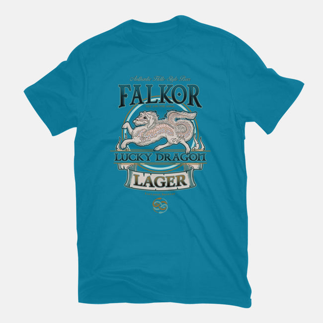 Lucky Dragon Lager-mens heavyweight tee-etcherSketch