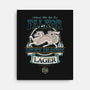 Lucky Dragon Lager-none stretched canvas-etcherSketch