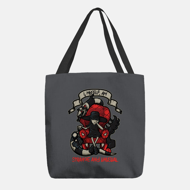 Lydia the Strange-none basic tote-Letter_Q
