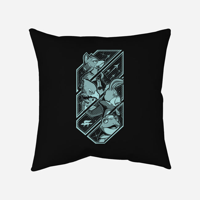 Lylatian Defenders-none non-removable cover w insert throw pillow-Tchuk