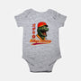Kaiju Baseball-baby basic onesie-ChetArt