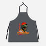 Kaiju Baseball-unisex kitchen apron-ChetArt