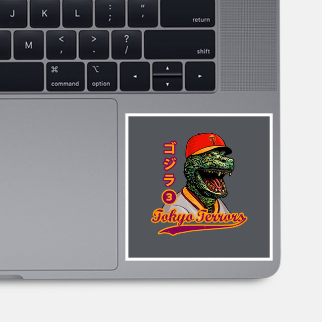 Kaiju Baseball-none glossy sticker-ChetArt