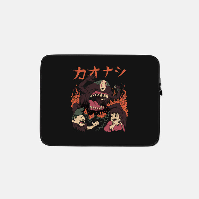 Kaiju Kaonashi-none zippered laptop sleeve-vp021
