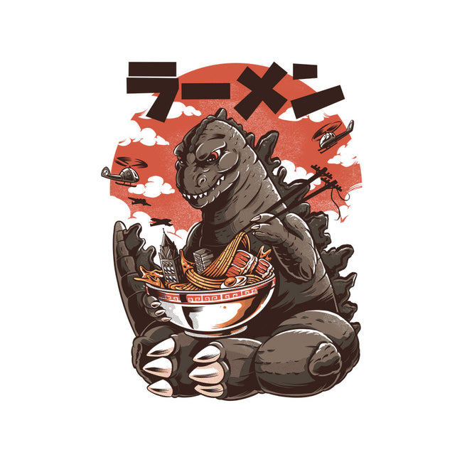 Kaiju Ramen-womens v-neck tee-ilustrata