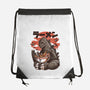 Kaiju Ramen-none drawstring bag-ilustrata
