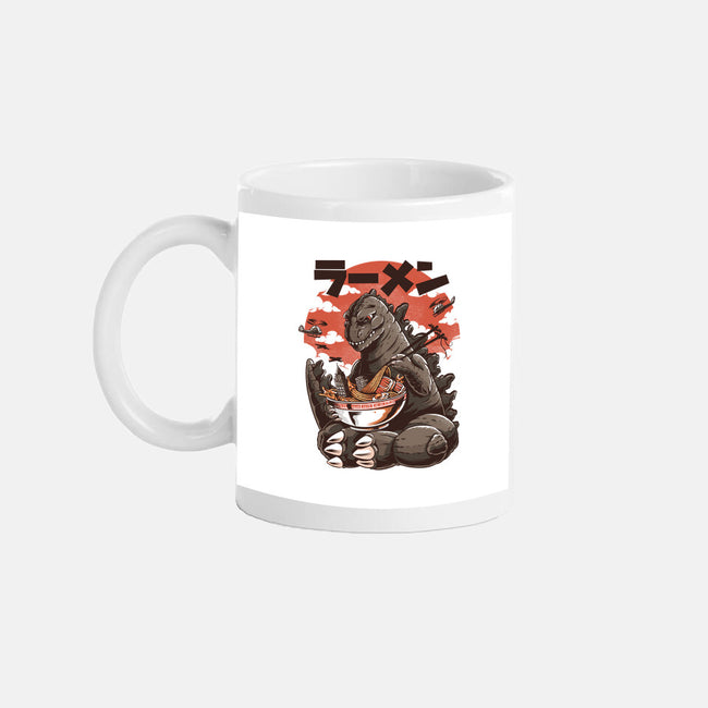 Kaiju Ramen-none glossy mug-ilustrata