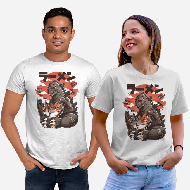 Kaiju Ramen-unisex basic tee-ilustrata