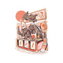 Kaiju Street Food-none glossy sticker-ilustrata