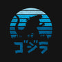 Kaiju Sun Set-none non-removable cover w insert throw pillow-manospd