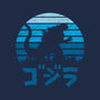 Kaiju Sun Set-none non-removable cover w insert throw pillow-manospd