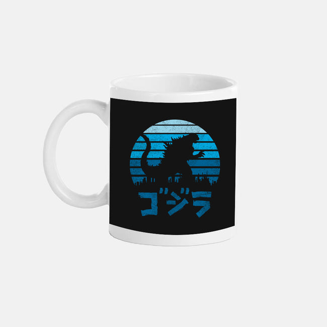 Kaiju Sun Set-none glossy mug-manospd