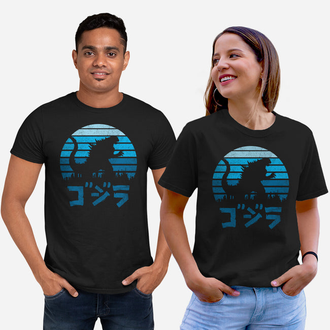 Kaiju Sun Set-unisex basic tee-manospd