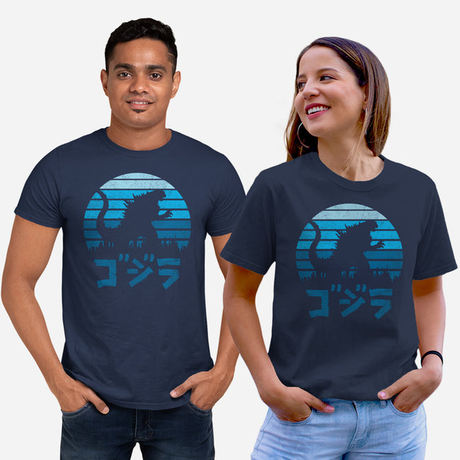 Kaiju Sun Set-unisex basic tee-manospd