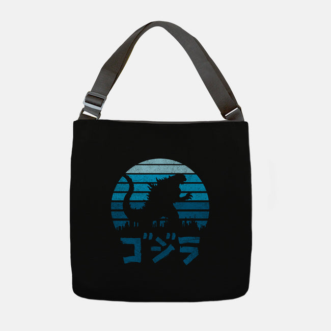 Kaiju Sun Set-none adjustable tote-manospd