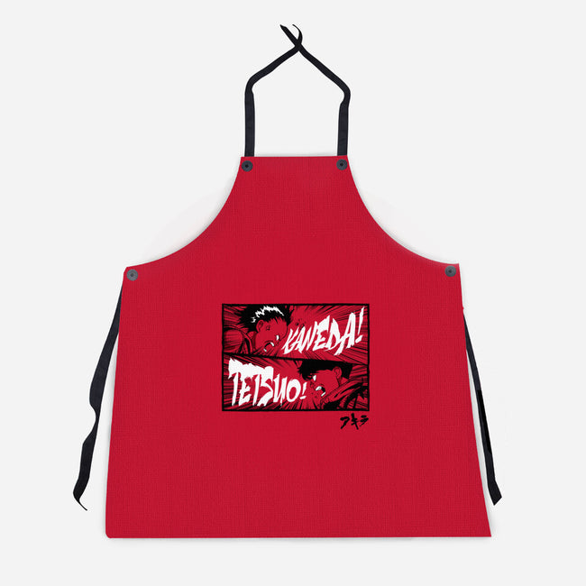 Kaneda! Tetsuo!-unisex kitchen apron-demonigote