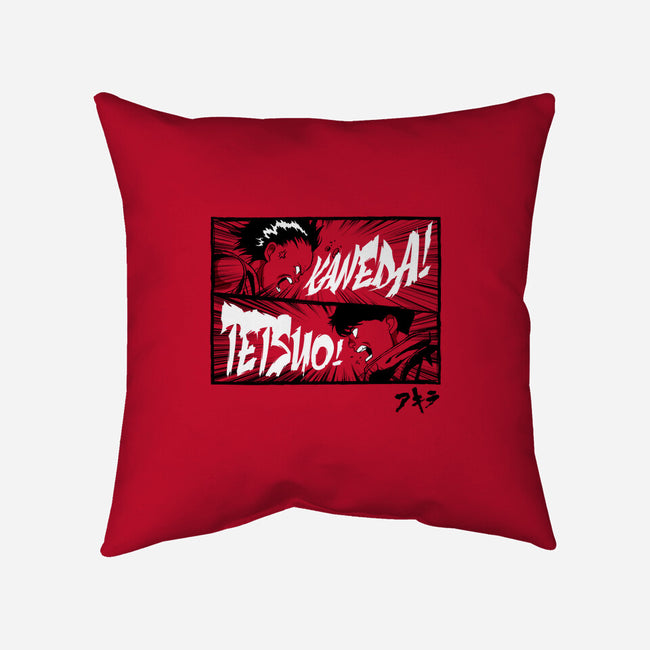 Kaneda! Tetsuo!-none removable cover w insert throw pillow-demonigote