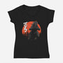 Kanjira-womens v-neck tee-silentOp