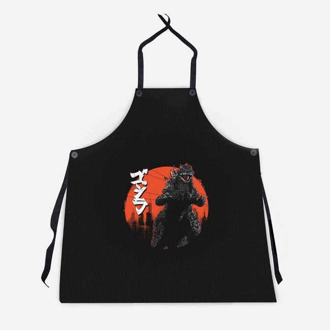 Kanjira-unisex kitchen apron-silentOp