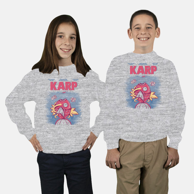 KARP-youth crew neck sweatshirt-yumie