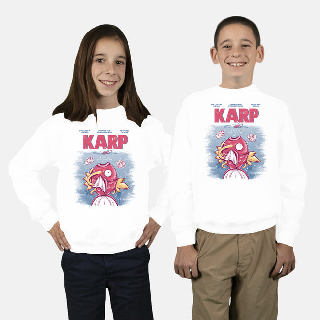 KARP-youth crew neck sweatshirt-yumie